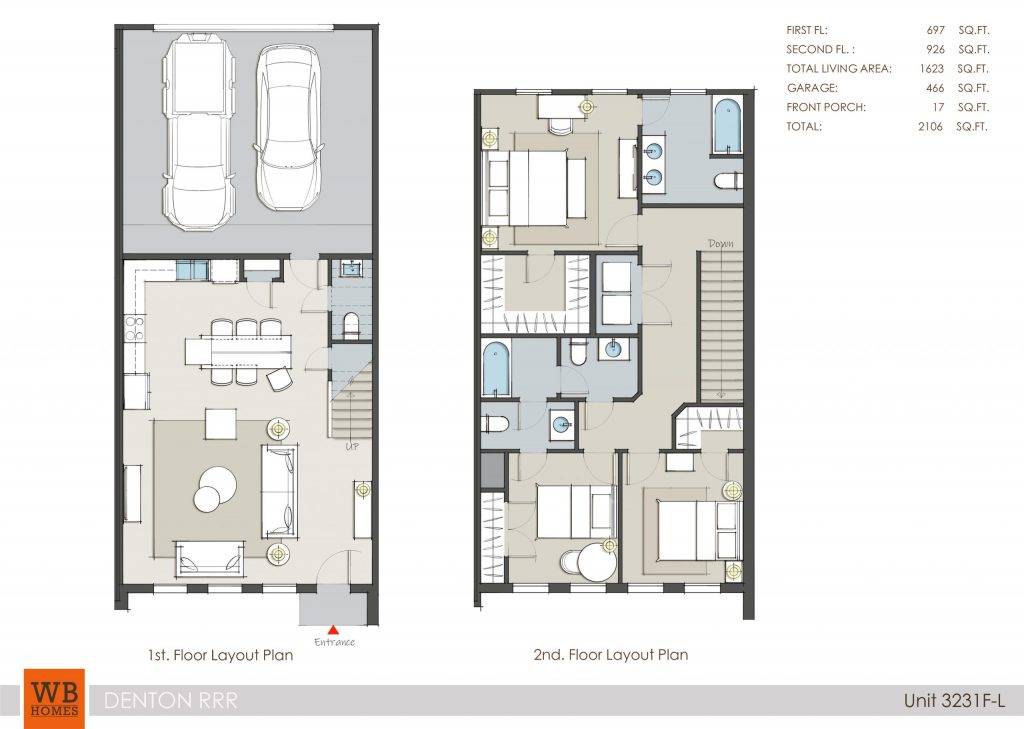 residences at rayzor ranch floor plan layout denton tx