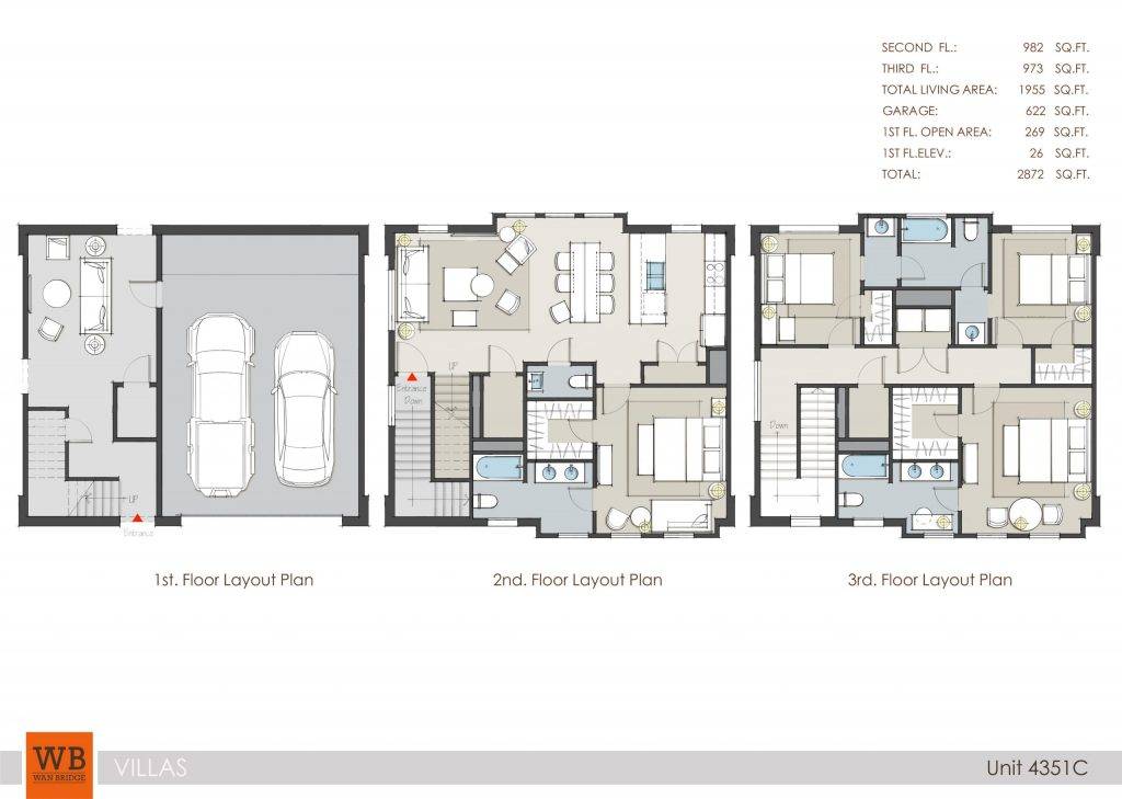 V 4351C villas at kings harbor floor plan