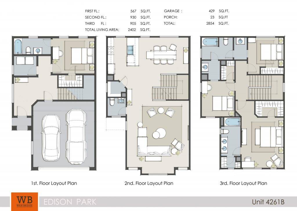 edison park houston rental floor plan layout
