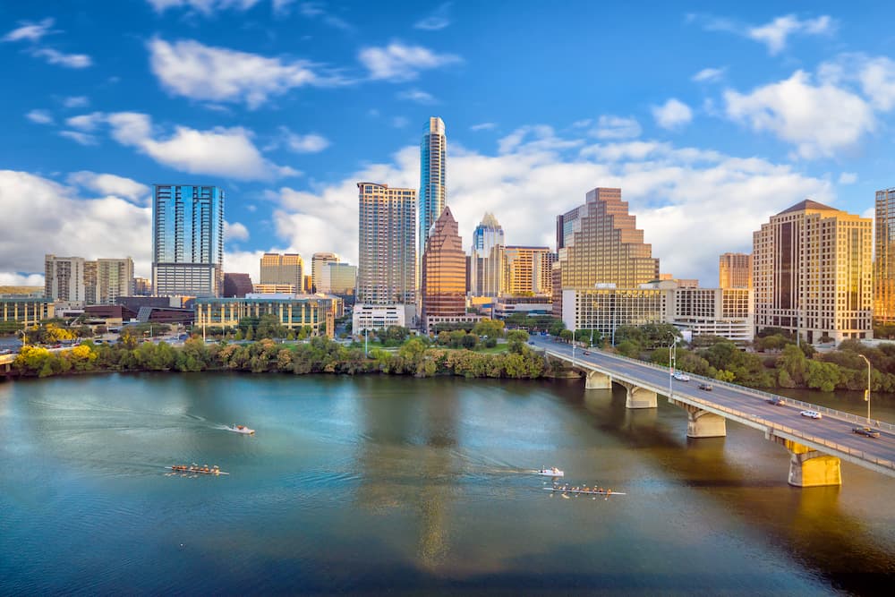 cost of living in austin tx - aerial shot of austin